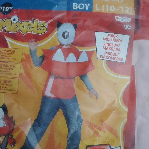 LEGO Mixels Infernite Vulk Classic Costume Large 10-12 - Picture 3 of 4